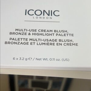 ICONIC London Cream Blush and Highlight Palette